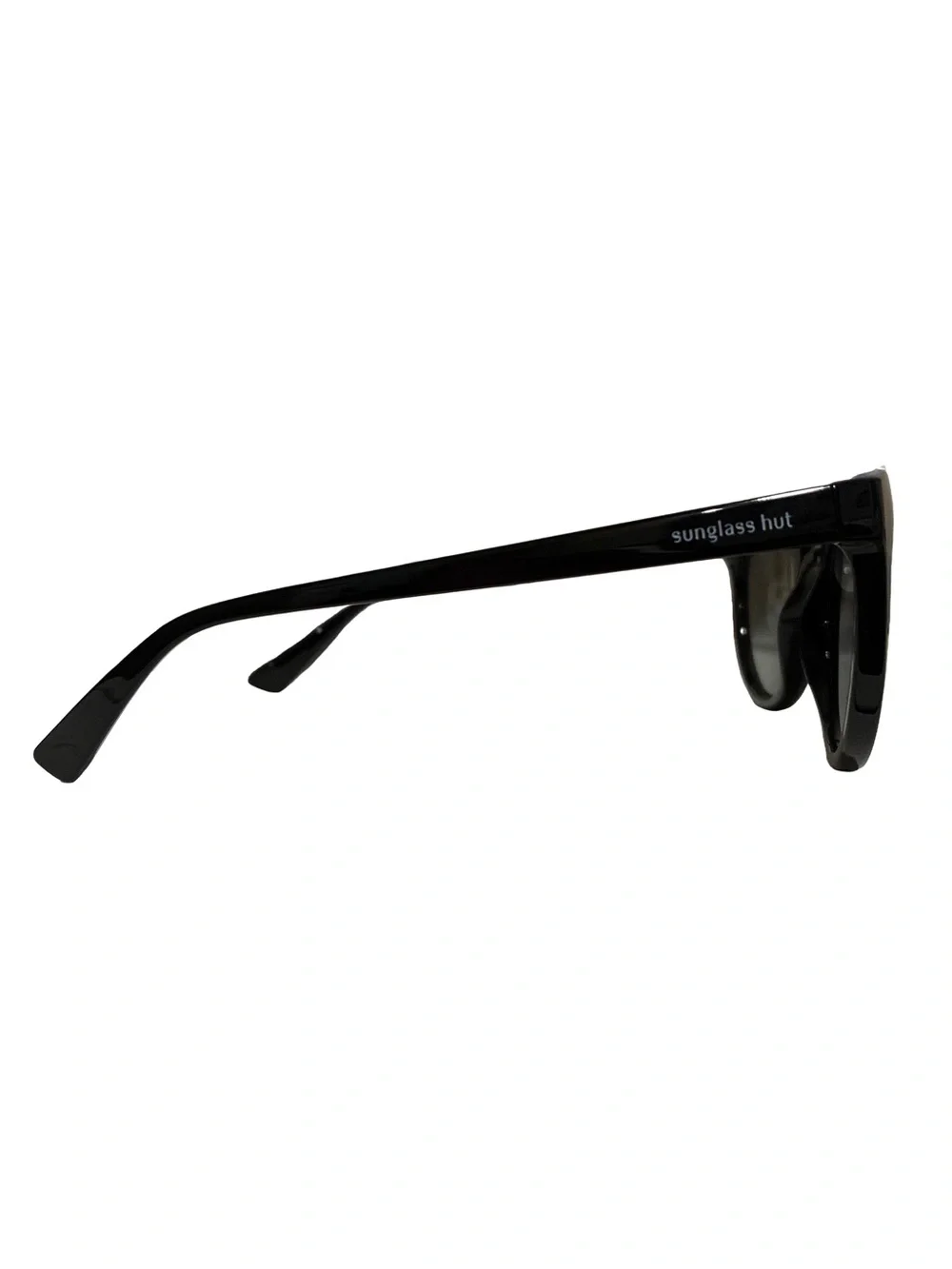 Sunglass Hut Collection Black Oversized Sunglasses with Pouch